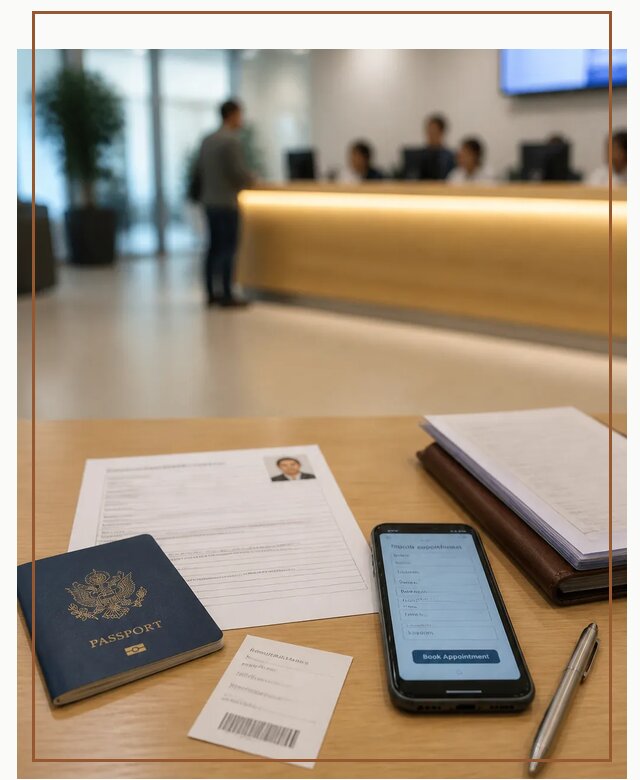 Запись в визовый центр в Надыме для подачи документов
