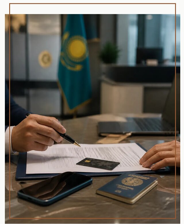 Открытие счета и банковской карты в Казахстане в Надыме